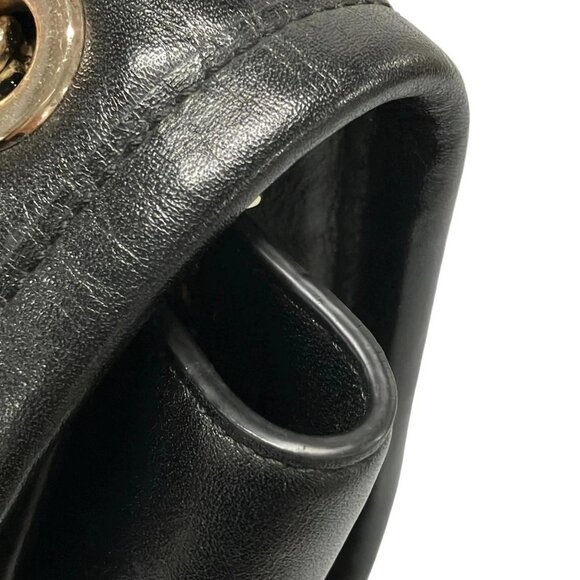 Auth COACH Ranger Flap Crossbody 33566 Black Leather - Shoulder Bag - Picture 14 of 16